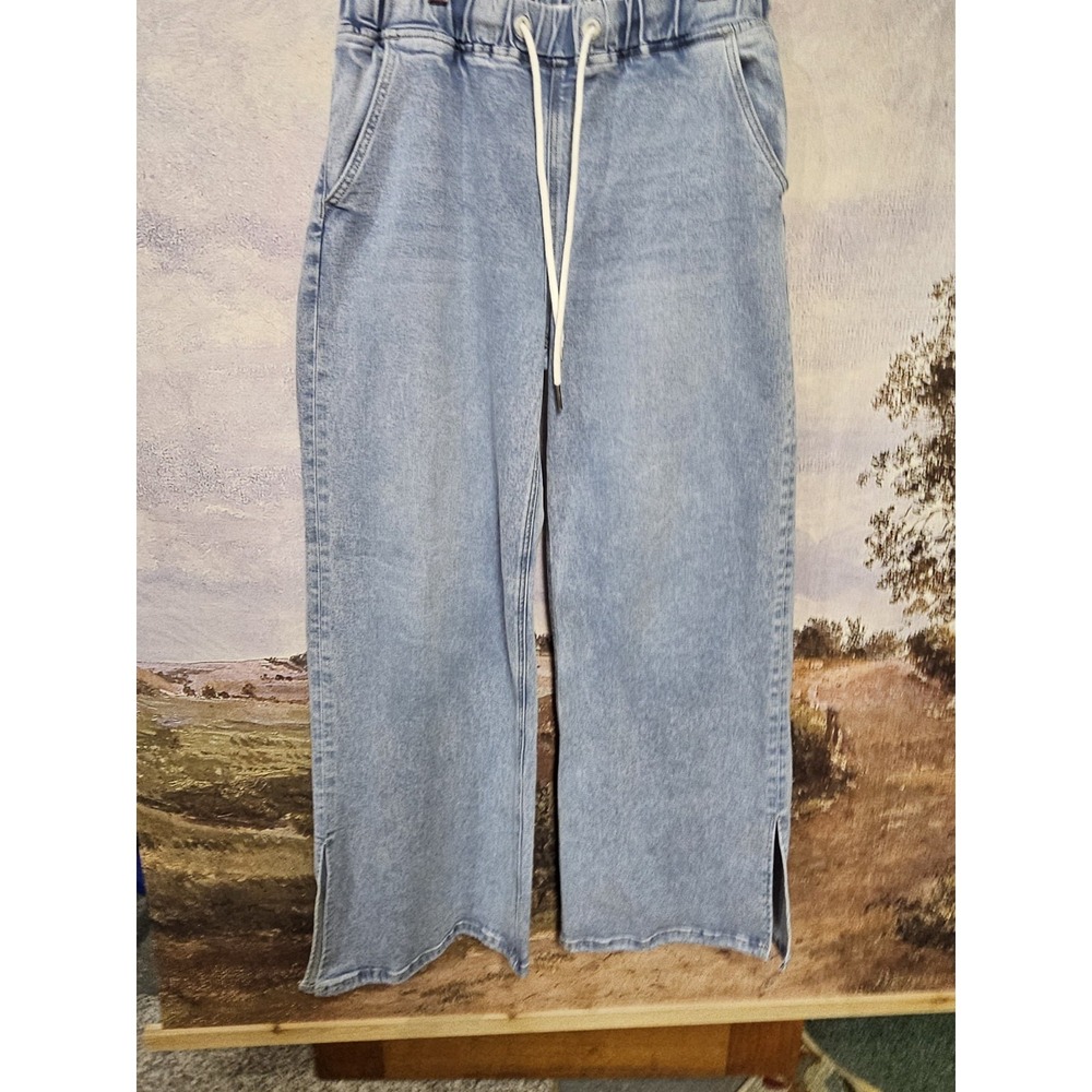 Lovervet by VERVET Women's High Rise Ankle Length Slim Wide Leg Jeans 30/11